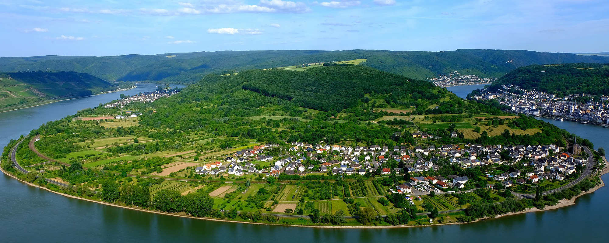 Motiv: Mittlerer Oberrhein - Rheinland-Pfalz - Gastgeberverzeichnis - Gastgeberverzeichnis für Ihren Urlaub in  Deutschland